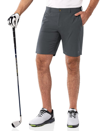 Men's 9" UPF 50+ Golf Shorts with 5 Pockets